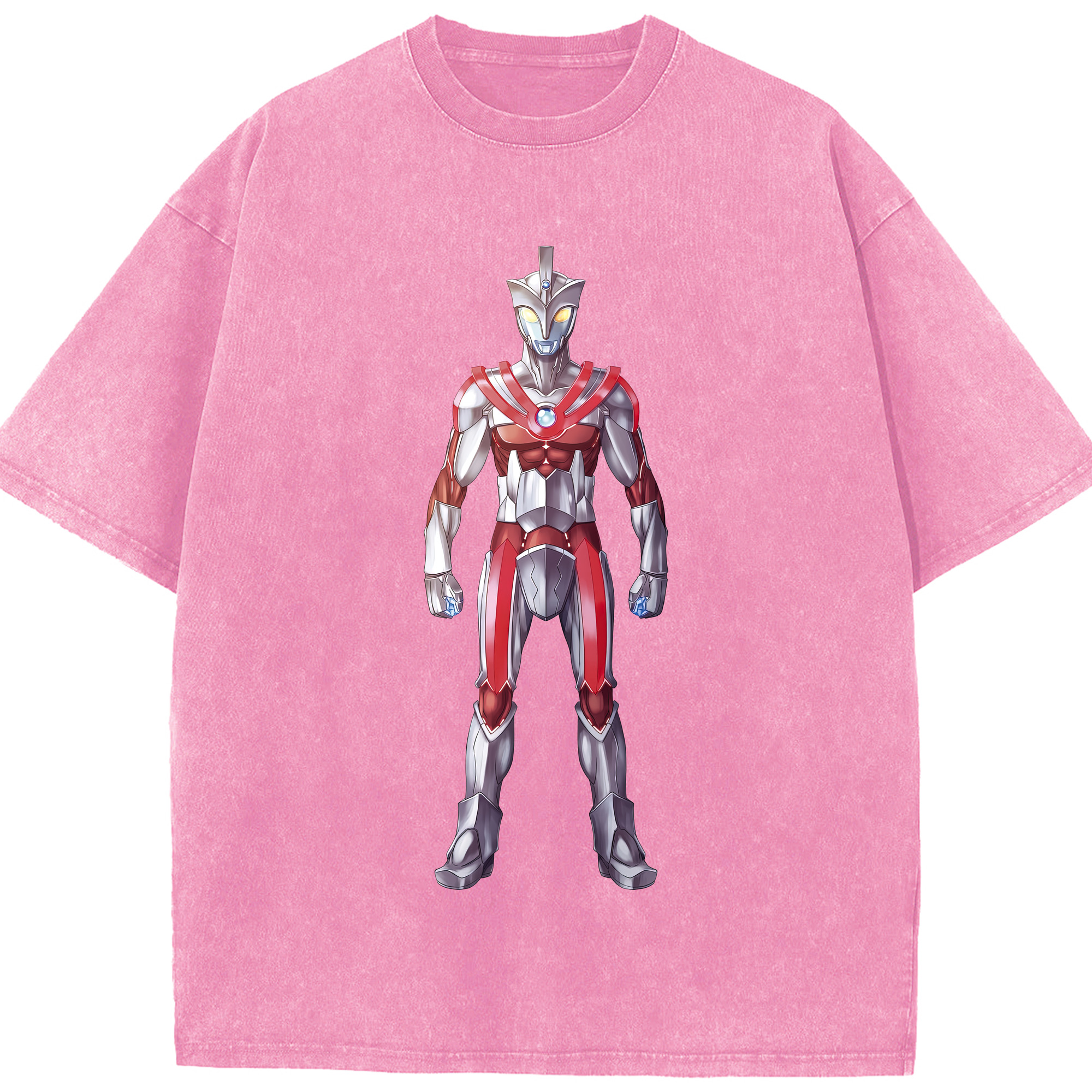 （画像用） ウルトラマン Ultraman 綿100% ヴィンテージ風 半袖Tシャツ（フロントプリント）